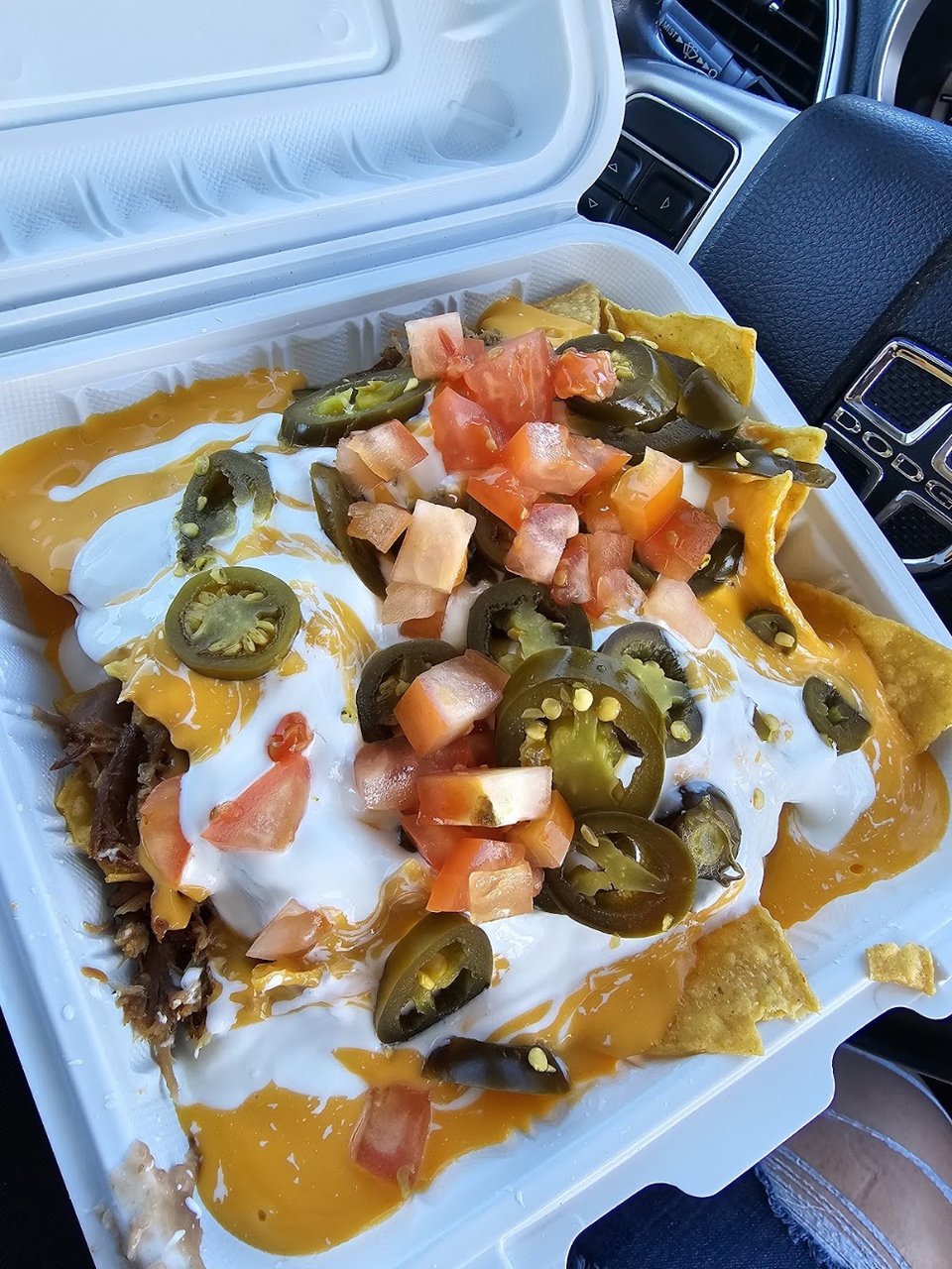 Carnitas Super Nachos with Everything